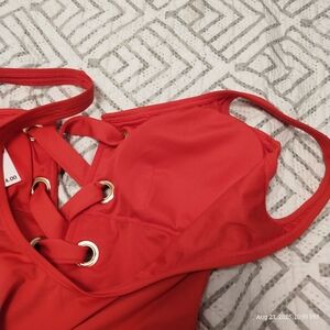 Michael Kors Red One Piece Swimsuit